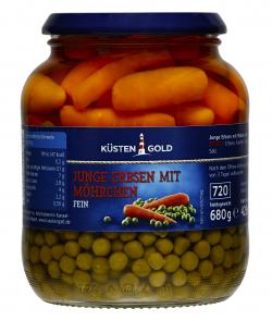 Bild Küstengold Junge Erbsen mit Möhrchen fein 0.43 kg