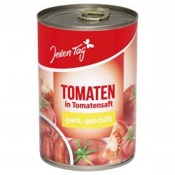 Jeden Tag Ganze geschälte Tomaten in Tomatensaft