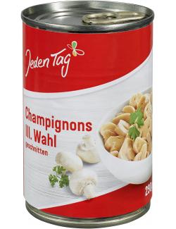 Jeden Tag Champignons III. Wahl geschnitten