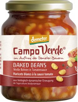 Campo Verde Demeter Baked Beans Weiße Bohnen in Tomatensauce
