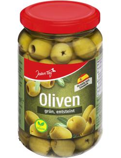 Jeden Tag Oliven grün entsteint