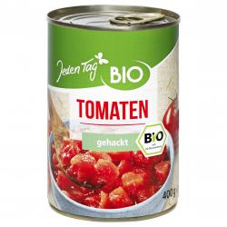 Jeden Tag Bio Tomaten gehackt