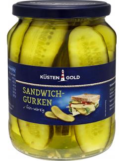 Bild Küstengold Sandwichgurken fein-würzig 0.36 kg