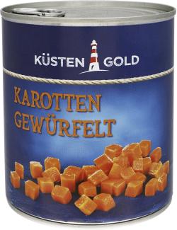 Küstengold Karotten gewürfelt