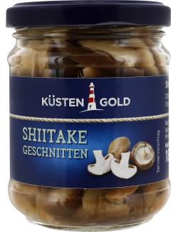 Küstengold Shiitake geschnitten