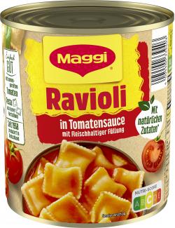 Maggi Ravioli in Tomatensauce