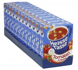 Heisse Tasse Tomaten-Creme-Suppe