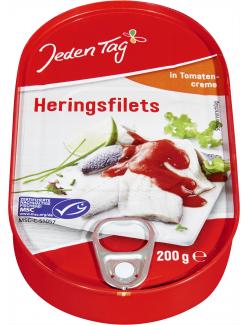 Jeden Tag Heringsfilets in Tomatencreme