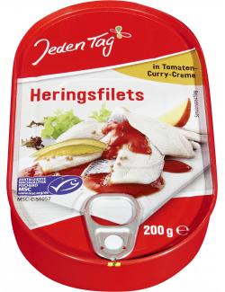 Jeden Tag Heringsfilets in Tomaten-Curry-Creme