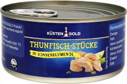 Bild Küstengold Thunfisch-Stücke in Sonnenblumenöl 0.14 kg