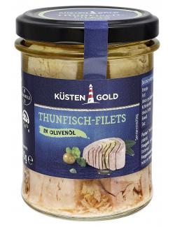 Küstengold Thunfisch Filets in Olivenöl