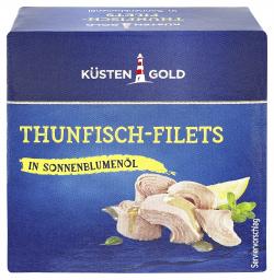 Bild Küstengold Thunfisch Filets in Sonnenblumenöl 0.05 kg