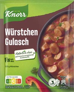 Knorr Fix Würstchen Gulasch