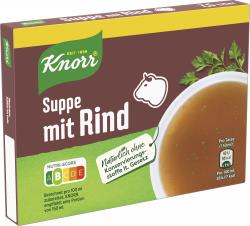 Knorr Suppe mit Rind