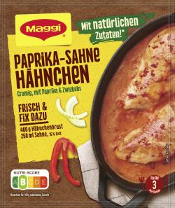Maggi Fix für Paprika Sahne Hähnchen