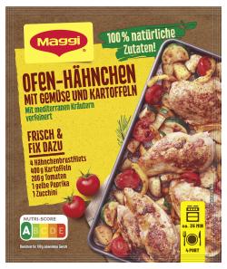 Maggi Fix Ofen-Hähnchen Mit Gemüse & Kartoffeln