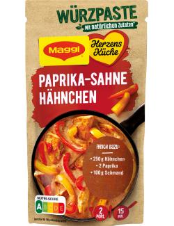 Maggi Herzensküche Würzpaste Paprika-Sahne Hähnchen
