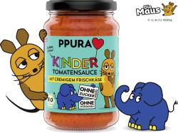 Ppura Bio Kinder Tomatensauce mit Frischkäse