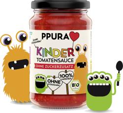 Ppura Bio Kinder Tomatensauce ohne Zuckerzusatz