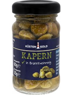 Küstengold Kapern in Branntweinessig