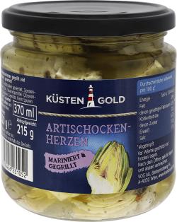 Küstengold Artischockenherzen mariniert & gegrillt