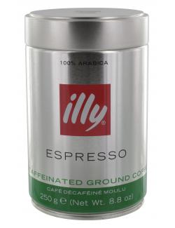 Illy Espresso gemahlen entkoffeiniert