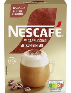 Nescafé Typ Cappuccino entkoffeiniert