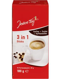 Jeden Tag 3in1 Kaffee Sticks