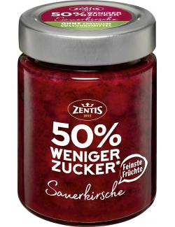 Zentis 50% weniger Zucker Sauerkirsche