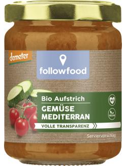 Followfood Bio Aufstrich Gemüse mediterran