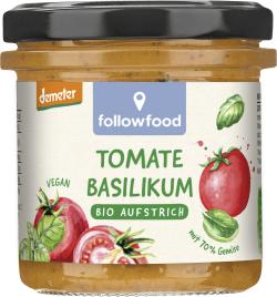 Followfood Bio Aufstrich Tomate Basilikum