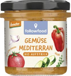 Followfood Bio Aufstrich Gemüse Mediterran