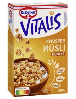 Dr. Oetker Vitalis Knusper Müsli Honeys