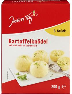 Jeden Tag Kartoffelknödel halb und halb in Kochbeuteln