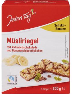 Jeden Tag Müsliriegel Schoko-Banane