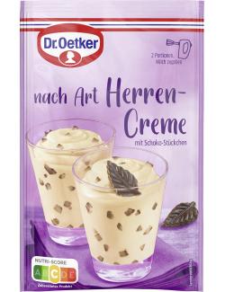 Dr. Oetker nach Art Herrencreme mit Schoko-Stückchen