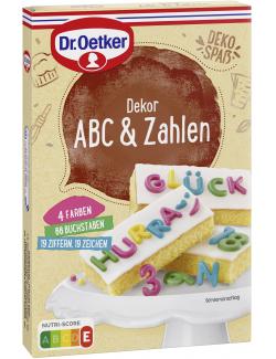 Dr. Oetker Dekor ABC & Zahlen