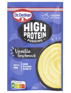 Dr. Oetker High Protein Pudding Vanille Geschmack