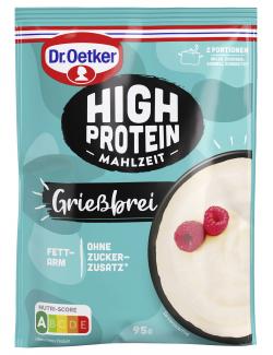 Dr. Oetker Mahlzeit High Protein Grießbrei