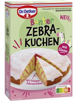 Dr. Oetker Bunter Zebrakuchen
