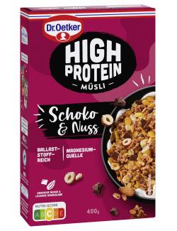Dr. Oetker High Protein Müsli Schoko & Nuss