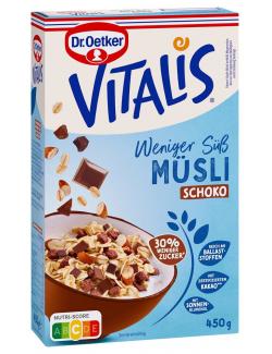 Dr. Oetker Vitalis Weniger Süß Schoko