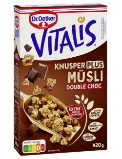 Dr. Oetker Vitalis Knusper Plus Müsli Double Choco