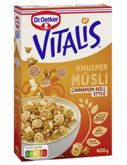 Dr. Oetker Vitalis Knusper Müsli Cinnamon Roll Style