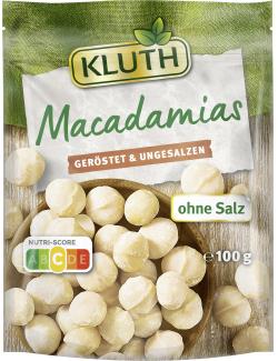 Kluth Macadamias geröstet & ungesalzen