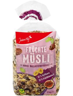 Jeden Tag Früchte Müsli