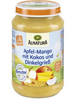 Alnatura Apfel-Mango-Kokos mit Dinkelgrieß