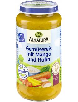 Alnatura Gemüsereis mit Mango und Huhn