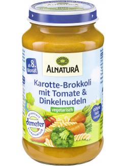 Alnatura Karotten, Brokkoli mit Tomaten und Dinkelnudeln