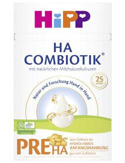 Hipp Anfangsmilch Pre HA Combiotik von Geburt an